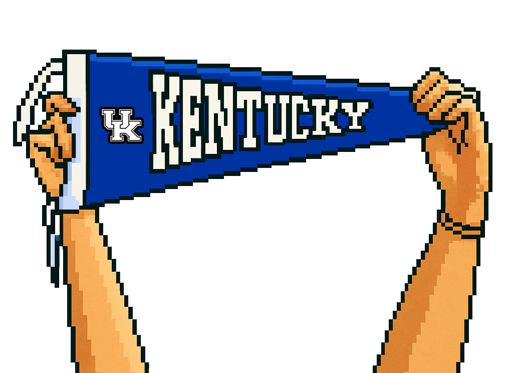 Hands holding a celebratory banner