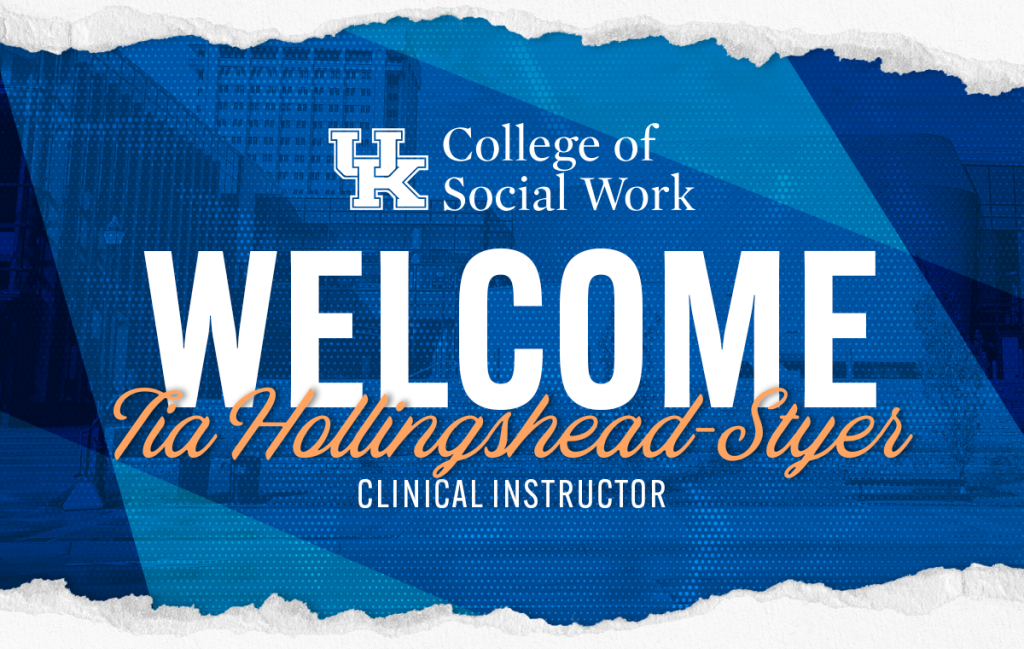 Welcome Tia Hollingshead-Styer Graphic