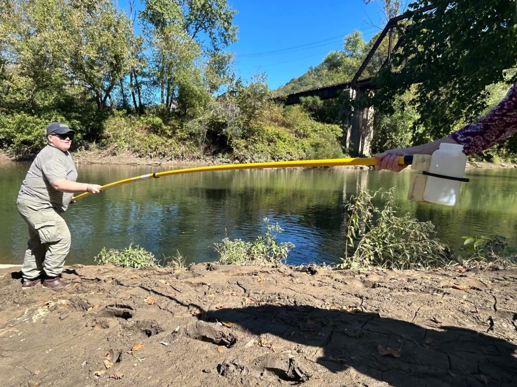 Madison Mooney working in her field in Martin County