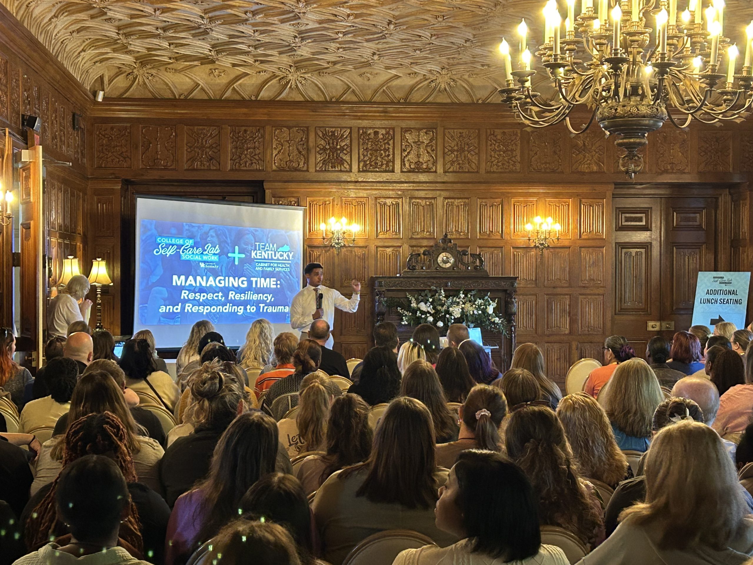 Dean Miller teaching on self-care